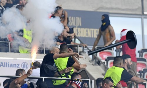 [FOTO] Izbacili Hajduka, a onda se u golijadi namučili s Lechom; huligani uništili derbi Nice i Kolna