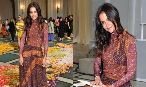 Katie Holmes zablistala u bojama jeseni: Boho haljina i hit čizme za stajling bez greške