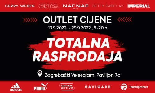Kupite poznate brendove po outlet cijenama