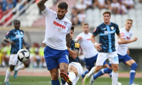 SuperSport Hrvatska nogometna liga, 2. kolo, Hajduk - Rijeka 2:0, 14.9.2022., video sažetak