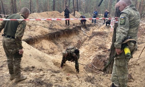 Više od 400 tijela pronađeno u masovnoj grobnici u Izjumu: 'Ovo je šokantno i užasno, to je zločin protiv čovječnosti'