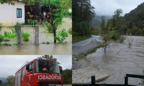[FOTO/VIDEO] Uz rekordne padaline izlila se Dobra; Kupa poplavila podrume u Ozlju; kaos u Petrinji - prokišnjavaju kontejneri, voda ulazi i kroz pod