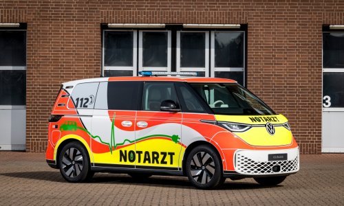 [FOTO] Volkswagen gospodarska vozila opremila električni ID. Buzz za hitnu pomoć