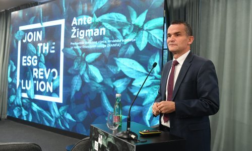 Žigman: Važna uloga financijske industrije u uspješnosti zelene tranzicije