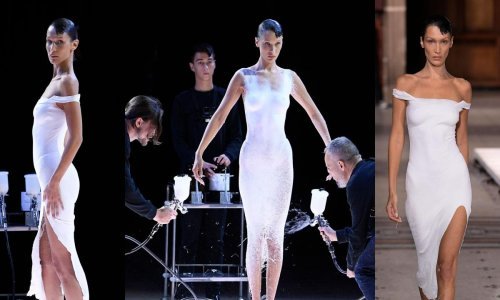 Modni događaj 'zapalio' je društvene mreže: Na pistu je stigla u donjem rubljem, a zatim je pred svima na njoj stvorena najsavršenija bijela haljina