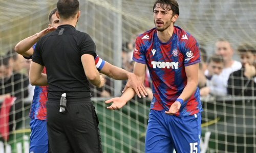 Pogledajte nevjerojatnu glupost Hajdukovog igrača u Kupu zbog koje je dobio izravni crveni karton