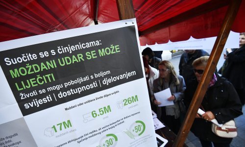 HZJZ iznio statistike: Moždani udar treći je uzročnik smrti u Hrvatskoj, lani je odnio više od 5000 života. Ovo su simptomi na koje treba pripaziti