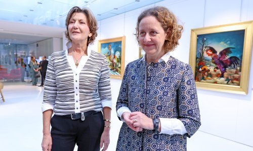 [FOTO] Ministrica kulture oduševljena umjetninama u vlasništvu Podravke: 'Ovo su monumentalna djela'