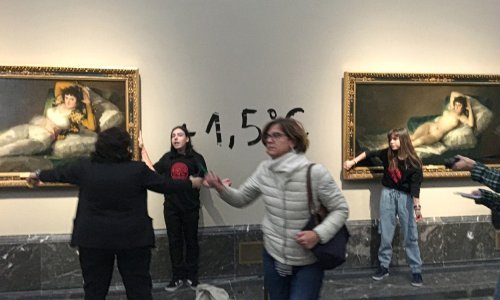 [VIDEO] Dvije novinarke među uhićenima zbog klimatskog aktivizma u Muzeju del Prado