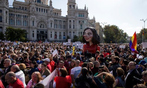 [FOTO] U Madridu 200.000 ljudi prosvjedovalo protiv reforme javnog zdravstva: 'Vaše zdravlje ne smije ovisiti o debljini vašeg novčanika'