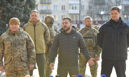 Zelenski se obratio vojnicima u Hersonu: Spremni smo za mir, mir za cijelu našu zemlju