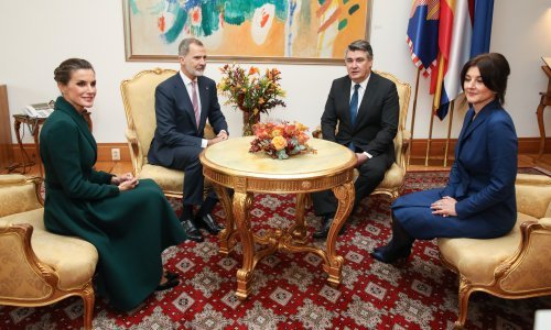 Milanović i kralj razgovarali o politici i znanosti, supruge o prevenciji debljine