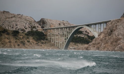 Zbog jakog vjetra zabrane i ograničenja u prometu; srna na A1 između Karlovca i Zagreba