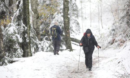 [FOTO] Pogledajte kako je snijeg zatrpao Gorski kotar i Liku; zabijeljela i Medvednica