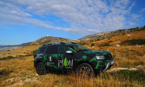 [FOTO] SUV Dacia Duster i Boranka u akciji pošumljavanja požarišta u Dalmaciji