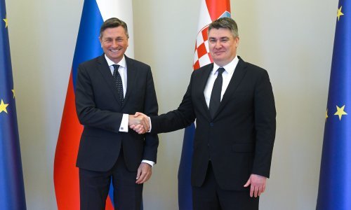 [FOTO] Pahor stigao u oproštajni posjet Hrvatskoj, susrest će se i s Tomaševićem