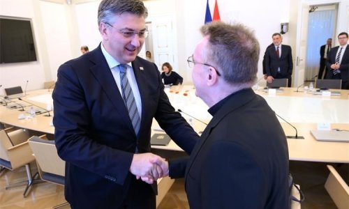 Sastali se biskupi i Plenković, razgovarali o mjerama za očuvanje standarda građana i o statusu Katoličkih škola