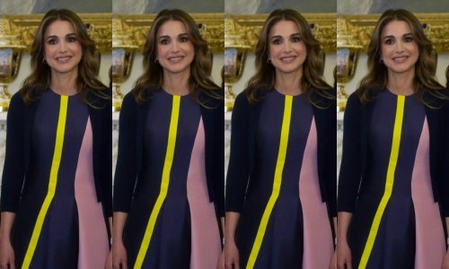 Kraljica Rania nastavlja briljantni modni niz: Efektna haljina srpske dizajnerice Roksande Ilinčić pun je pogodak