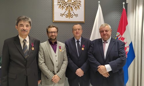 Poljska odlikovala trojicu hrvatskih građana Zlatnim križem za zasluge u razvoju suradnje
