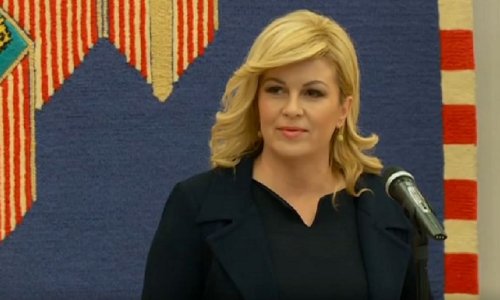 Grabar Kitarović putuje u SAD, seli ured u Vukovar pa leti u Poljsku