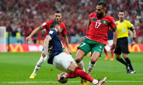 [VIDEO] Sprdnja u režiji slijepog VAR-a se nastavila i u drugom polufinalu; Maroko je teško oštećen protiv Francuza