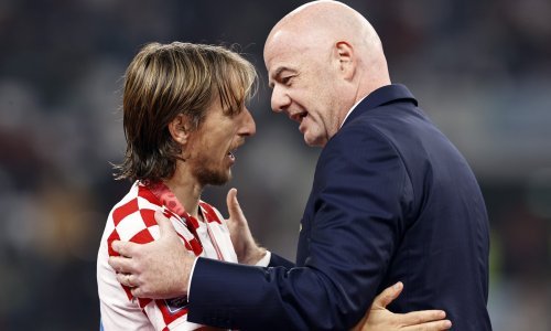 Žestoko skandiranje hrvatskih navijača na račun Fife; predsjednik Gianni Infantino se sigurno crvenio u luksuznoj loži stadiona