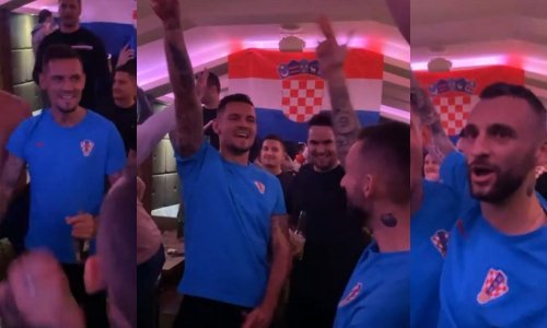 [VIDEO] Lovren i Brozović pjevali Thompsonove 'Čavoglave' s pokličem 'Za dom spremni'