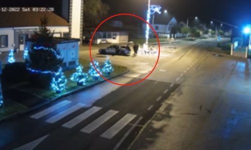 [VIDEO] Ulovljena trojica koji su krali adventske ukrase: Pogledajte kako su kod Varaždina pod okriljem noći ukrali svijeću