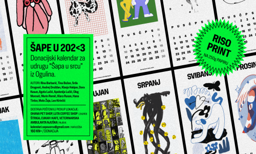 Podržite udrugu 'Šapa u srcu' kupovinom kalendara na kojem su radili sjajni domaći ilustratori