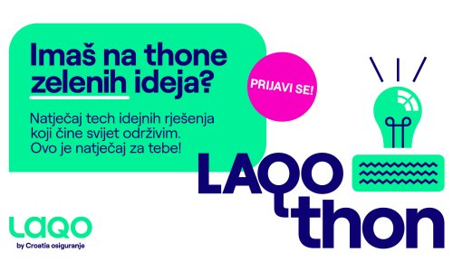 LAQO otvorio prijave za LAQOthon: Novčane nagrade za tri najbolje tehnološke ideje na temu održivosti