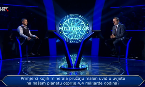 Posljednje izdanje ovogodišnjeg kviza: Znate li vi odgovor na ovo pitanja za pola milijuna kuna u 'Milijunašu'?