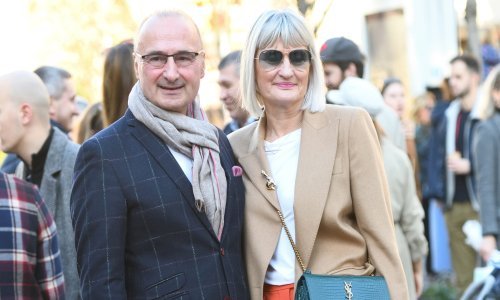 Ministar Gordan Grlić Radman u šetnji sa samozatajnom suprugom koja je pokazala itekako dobar stajling