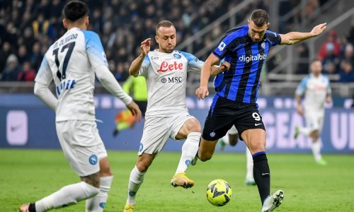 [FOTO] Edin Džeko zabio za pobjedu u velikom derbiju; Inter je nanio prvi poraz Napoliju ove sezone