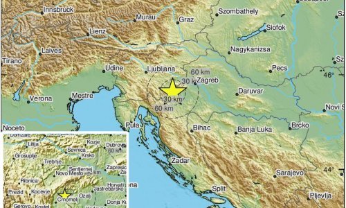 Slab potres kod Jurovskog broda