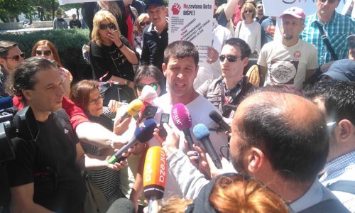 U Splitu održan prosvjed protiv uhljeba