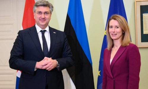 Plenković i Kallas: 'Hrvatska i Estonija stoje uz Ukrajinu, nastavljamo s vojnom pomoći'