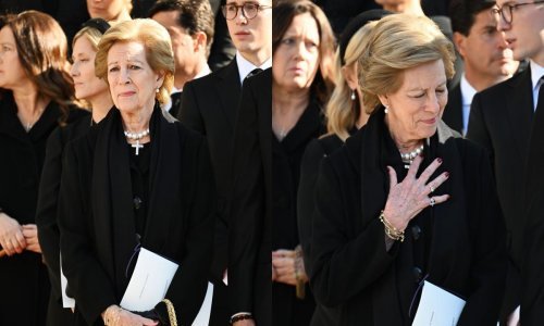 Nakit posebnog značenja: Posljednja grčka kraljica na sprovodu supruga nosila je privjesak koji je skrivao veliku simboliku