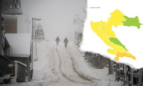 Olujni vjetar, pljuskovi, grmljavina i snijeg: Pogledajte kad i u kojem dijelu zemlje nas čeka najopasnije vrijeme