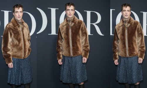 Robert Pattinson sredio se za Diorovu reviju: Suknjica, bunda i  čizme s dokoljenkama