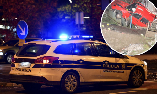 Policija objavila detalje stravične prometne: 16-godišnjak vozio automobil, udario u betonski zid i na mjestu poginuo