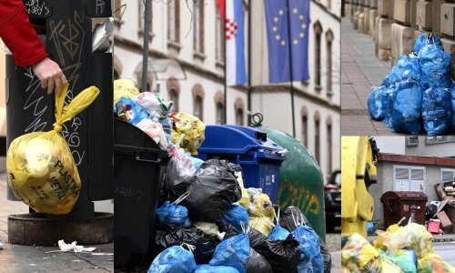 [FOTO] Pogledajte kako izgleda Zagreb trećeg dana štrajka radnika Čistoće, smeće se nezaustavljivo gomila
