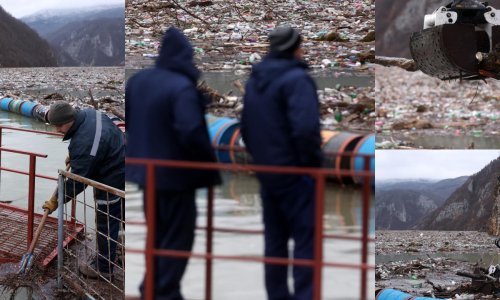 [FOTOPRIČA] Nekoliko tona smeća pluta jednom od najljepših rijeka na Balkanu, ovo je katastrofa
