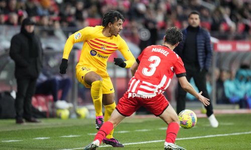 [FOTO] Barcelona se mučila kod Girone, ali se uz pomoć protivničkog golmana dokopala gola i tri boda