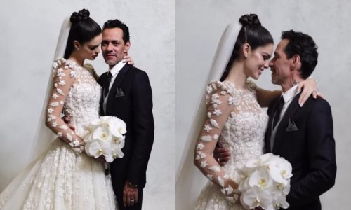 Pogledajte raskošne vjenčanice bivše misice koja je uplovila u bračnu luku s Marcom Anthonyjem