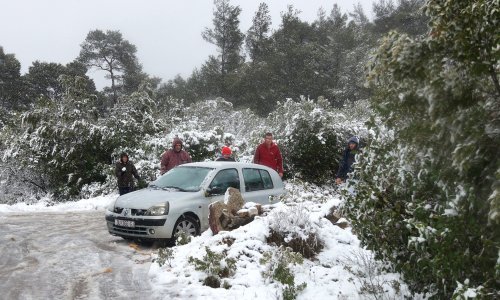 Korčula, Vis i Pelješac pod snijegom, Dalmacija odsječena