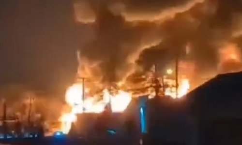 Vlak skliznuo s tračnica u Ohiju, izbio je veliki požar