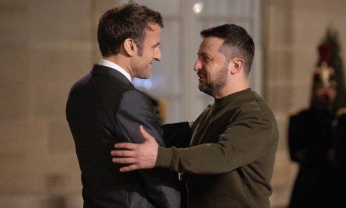 Zelenski u Parizu, Macron i Scholz mu obećali daljnju potporu
