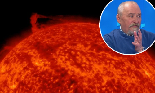 Dio Sunca se odvojio i stvorio se golemi vrtlog iznad njega. Naš poznati fizičar objasnio je što se to događa