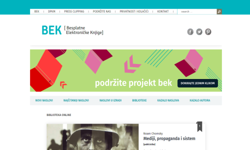 Više od dva milijuna čitanja besplatnih e-knjiga, uvjerljivo najčitaniji Noam Chomsky