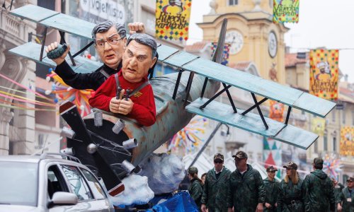 [FOTO/VIDEO] Karneval proutnjao Rijekom, u povorku sletjeli Plenković i Milanović. Pogledajte sve maškare na jednom mjestu